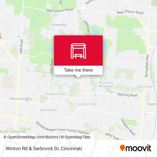 Winton Rd & Sarbrook Dr map