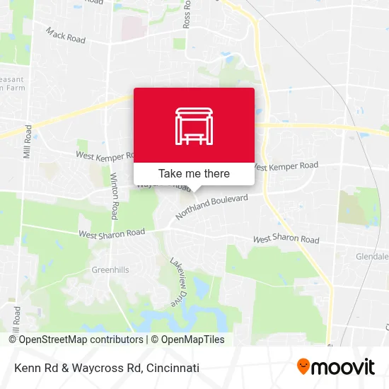 Kenn Rd & Waycross Rd map