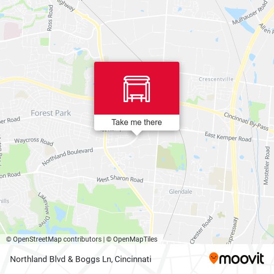 Northland Blvd & Boggs Ln map