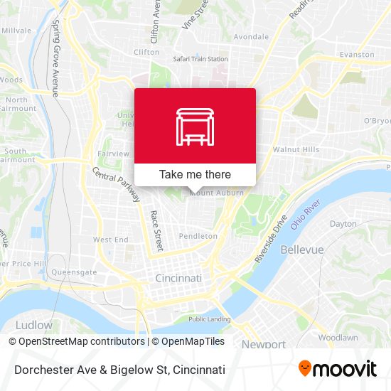 Mapa de Dorchester Ave & Bigelow St