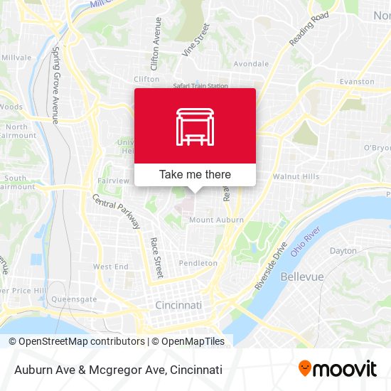 Mapa de Auburn Ave & Mcgregor Ave