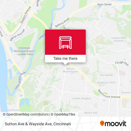 Sutton Ave & Wayside Ave map