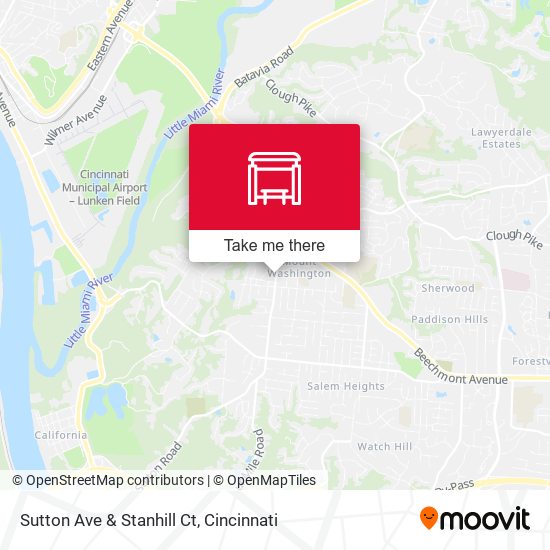Mapa de Sutton Ave & Stanhill Ct