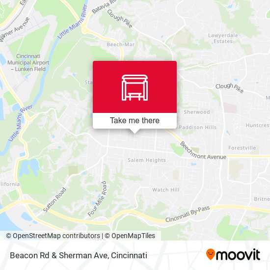 Beacon Rd & Sherman Ave map
