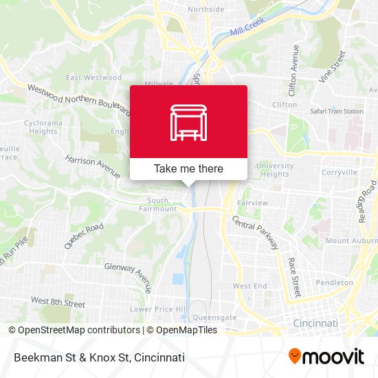 Beekman St & Knox St map