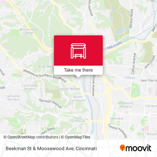 Beekman St & Moosewood Ave map