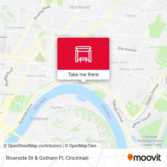 Mapa de Riverside Dr & Gotham Pl