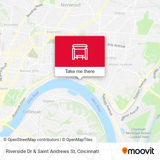 Riverside Dr & Saint Andrews St map