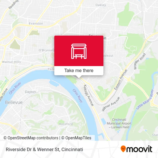 Riverside Dr & Wenner St map