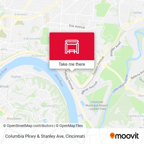 Mapa de Columbia Pkwy & Stanley Ave