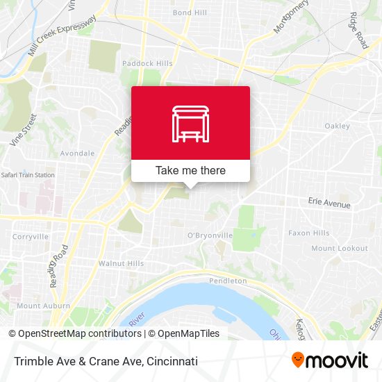 Mapa de Trimble Ave & Crane Ave