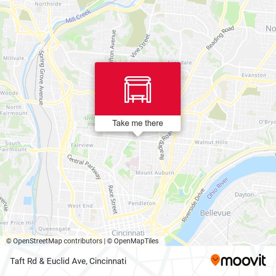 Taft Rd & Euclid Ave map