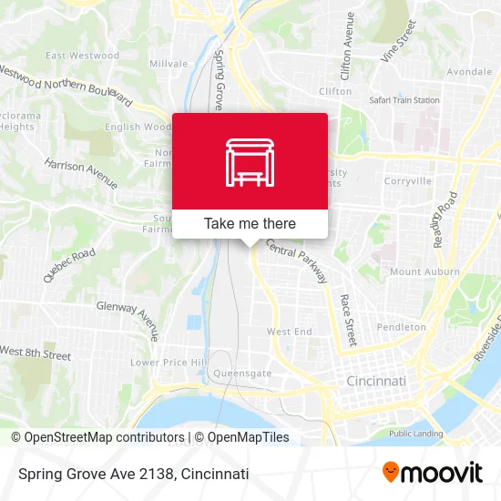 Spring Grove Ave 2138 map