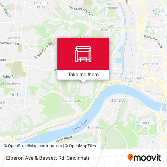 Mapa de Elberon Ave & Bassett Rd