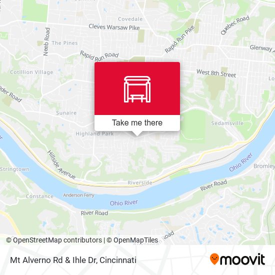 Mt Alverno Rd & Ihle Dr map