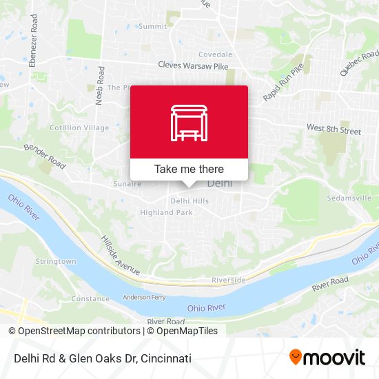 Mapa de Delhi Rd & Glen Oaks Dr