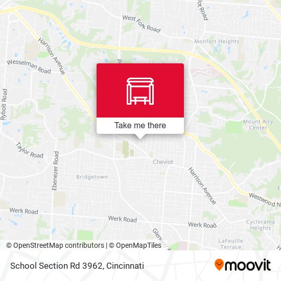 School Section Rd 3962 map