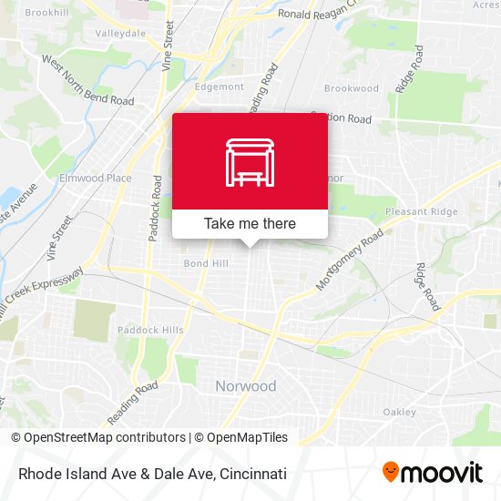 Mapa de Rhode Island Ave & Dale Ave