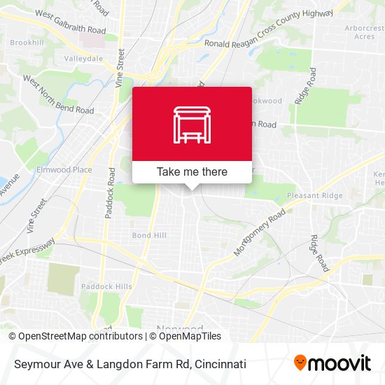 Seymour Ave & Langdon Farm Rd map