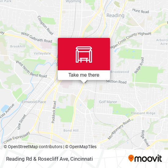 Mapa de Reading Rd & Rosecliff Ave