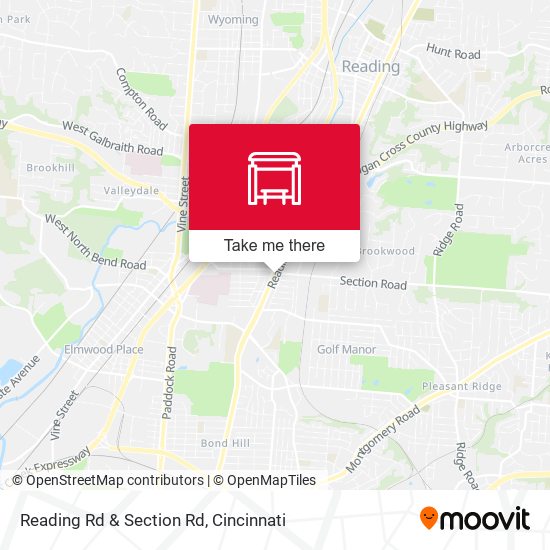 Mapa de Reading Rd & Section Rd