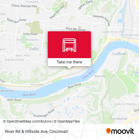 River Rd & Hillside Ave map