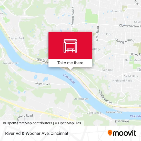 Mapa de River Rd & Wocher Ave