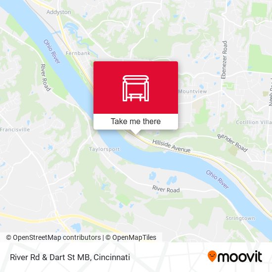 River Rd & Dart St MB map