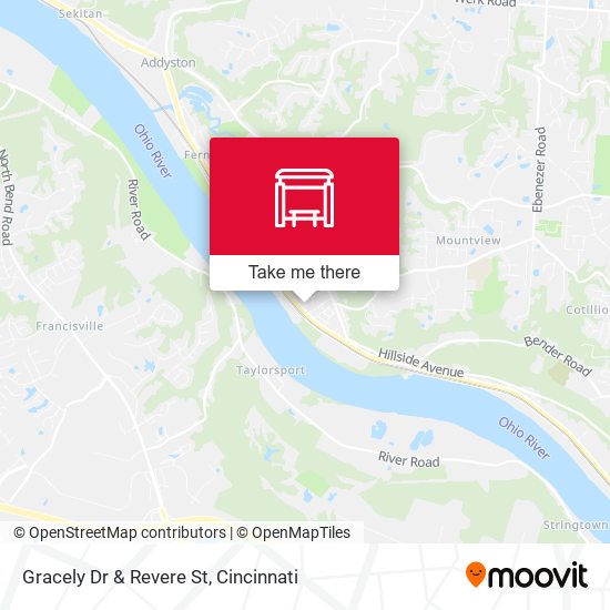 Gracely Dr & Revere St map