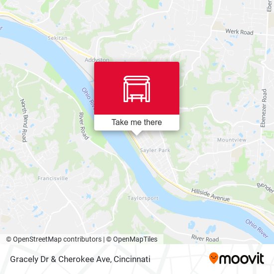 Mapa de Gracely Dr & Cherokee Ave
