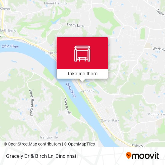 Gracely Dr & Birch Ln map