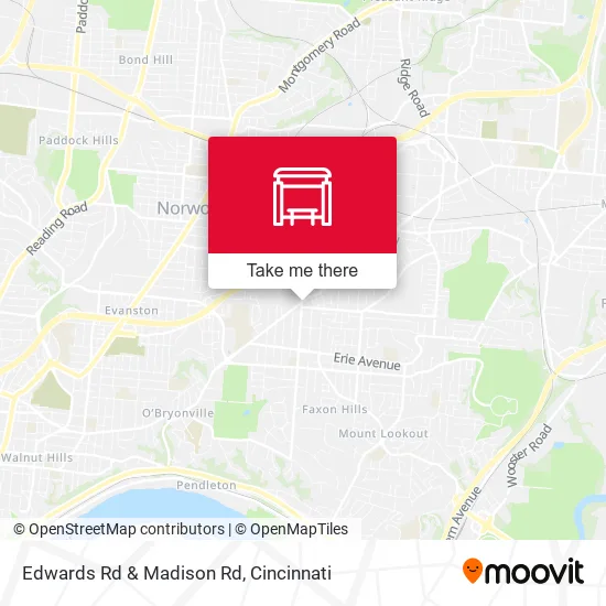 Mapa de Edwards Rd & Madison Rd
