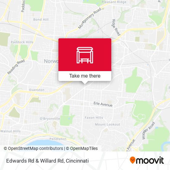 Edwards Rd & Willard Rd map