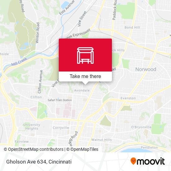 Mapa de Gholson Ave 634
