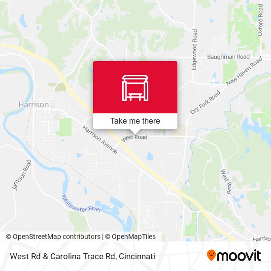 Mapa de West Rd & Carolina Trace Rd