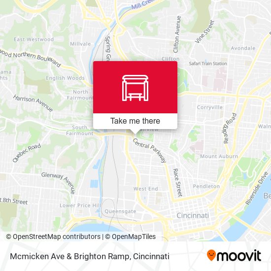 Mapa de Mcmicken Ave & Brighton Ramp