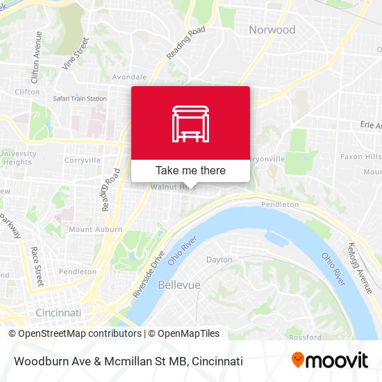 Mapa de Woodburn Ave & Mcmillan St MB