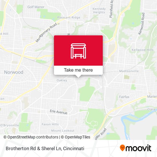 Brotherton Rd & Sherel Ln map