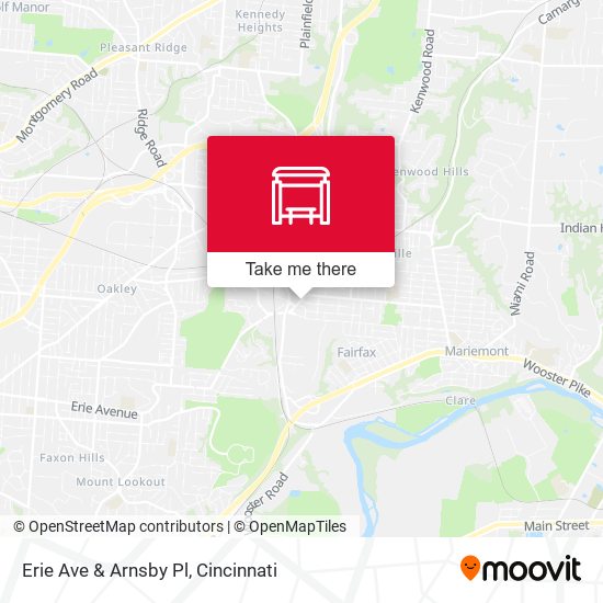 Mapa de Erie Ave & Arnsby Pl