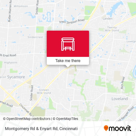 Mapa de Montgomery Rd & Enyart Rd