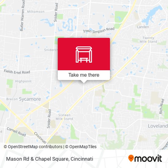 Mason Rd & Chapel Square map