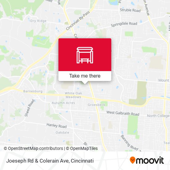 Joeseph Rd & Colerain Ave map