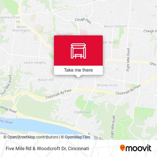 Five Mile Rd & Woodcroft Dr map