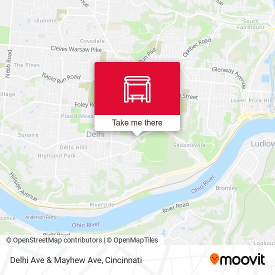 Delhi Ave & Mayhew Ave map