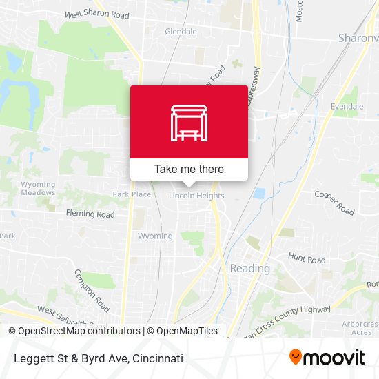 Leggett St & Byrd Ave map