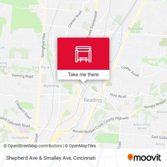 Shepherd Ave & Smalley Ave map