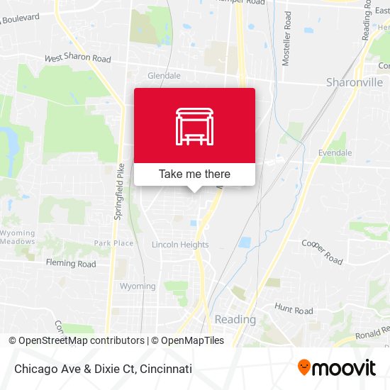 Mapa de Chicago Ave & Dixie Ct