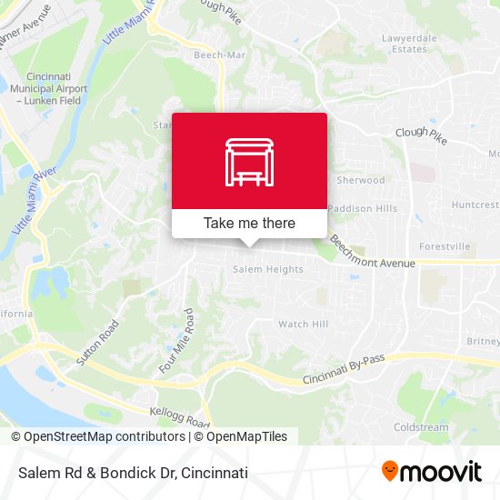 Salem Rd & Bondick Dr map