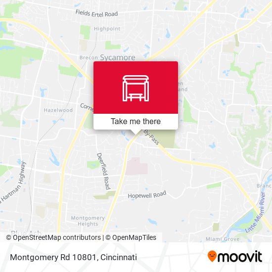 Montgomery Rd 10801 map