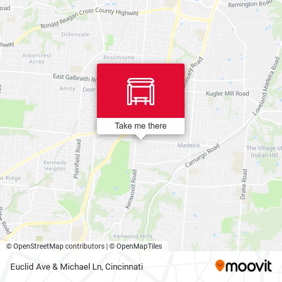 Euclid Ave & Michael Ln map